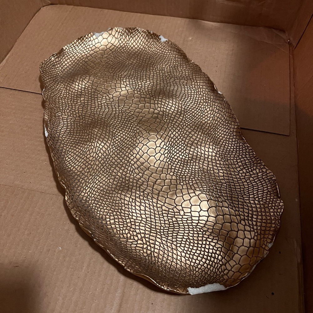 Pier 1 faux snakeskin tray